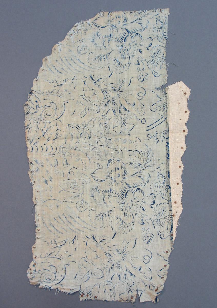 1969.5776.004 Textile, printed reverse