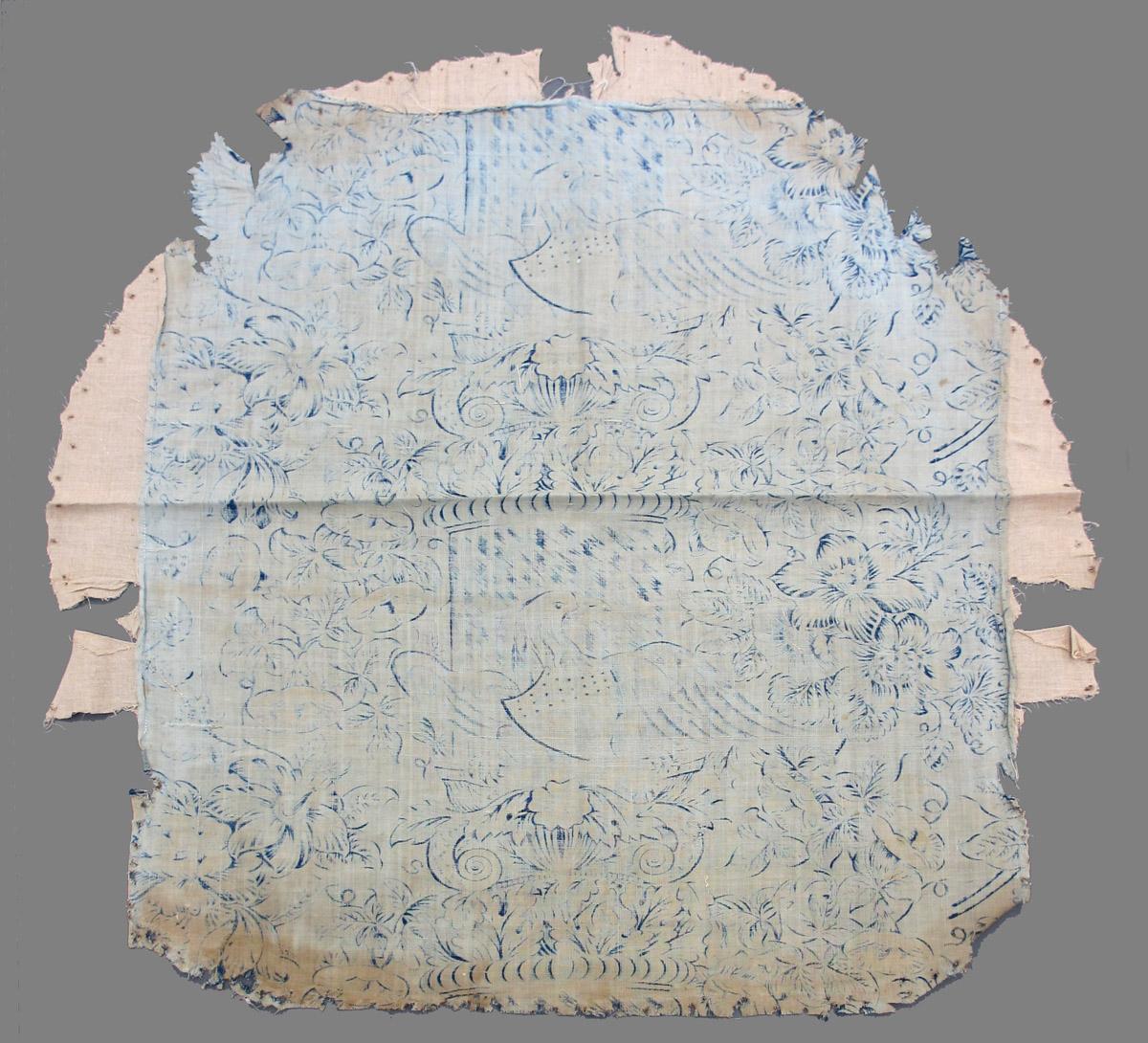 1969.5776.005 Textile, printed reverse