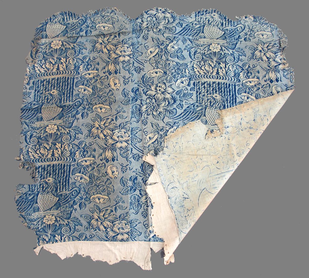 1969.5776.006 Textile, printed folded corner