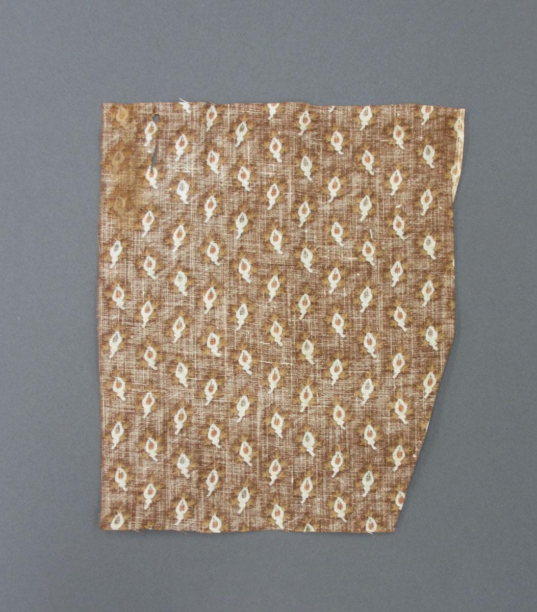 1969.5781 textile, printed, reverse