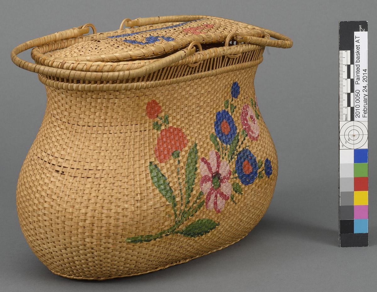 2010.0050 Basket, view 3, after conservation treatment