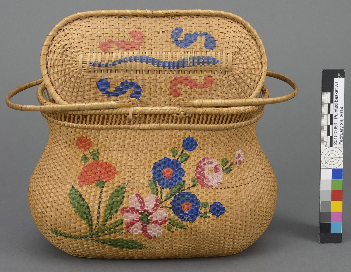 2010.0050 Basket, view 4, after conservation treatment