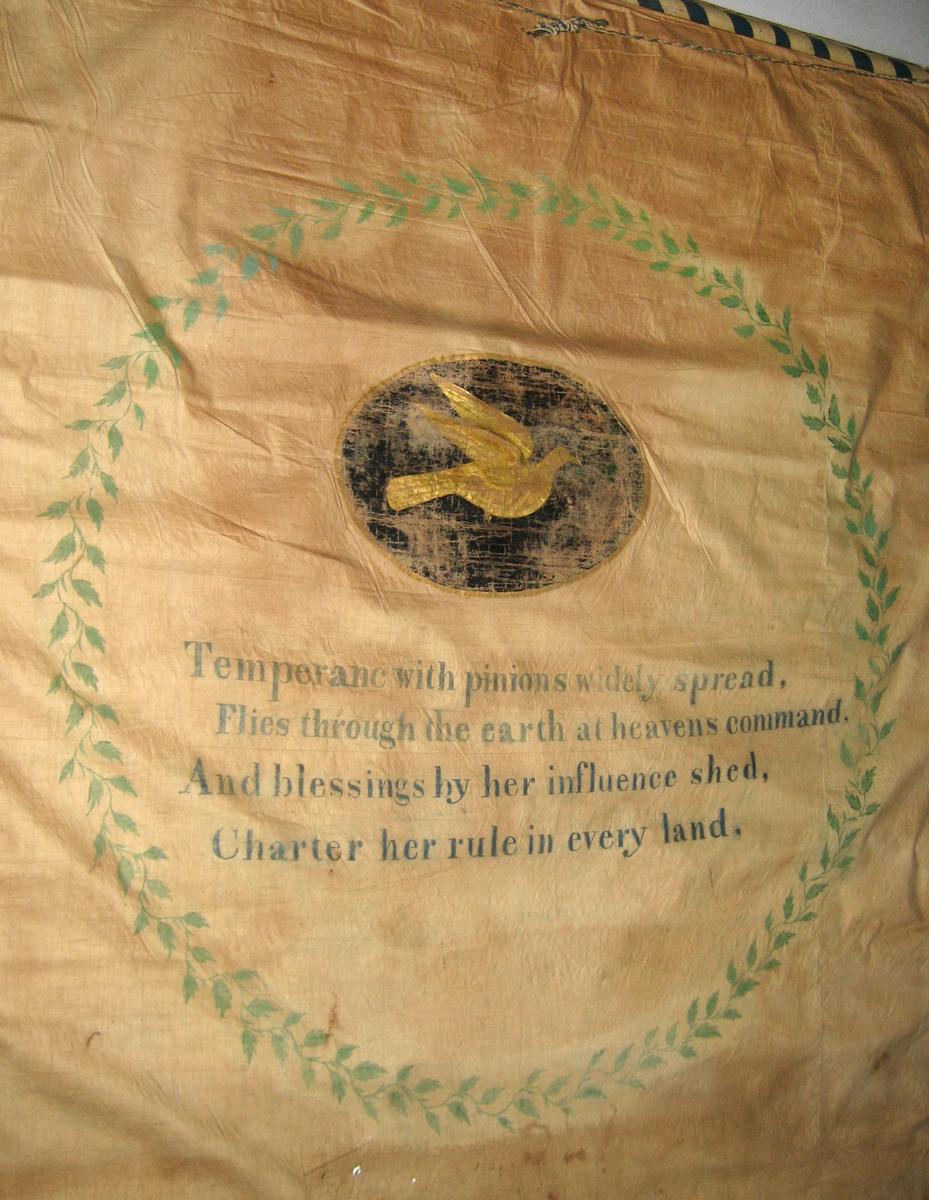 1969.7815 Temperance banner, center view 2