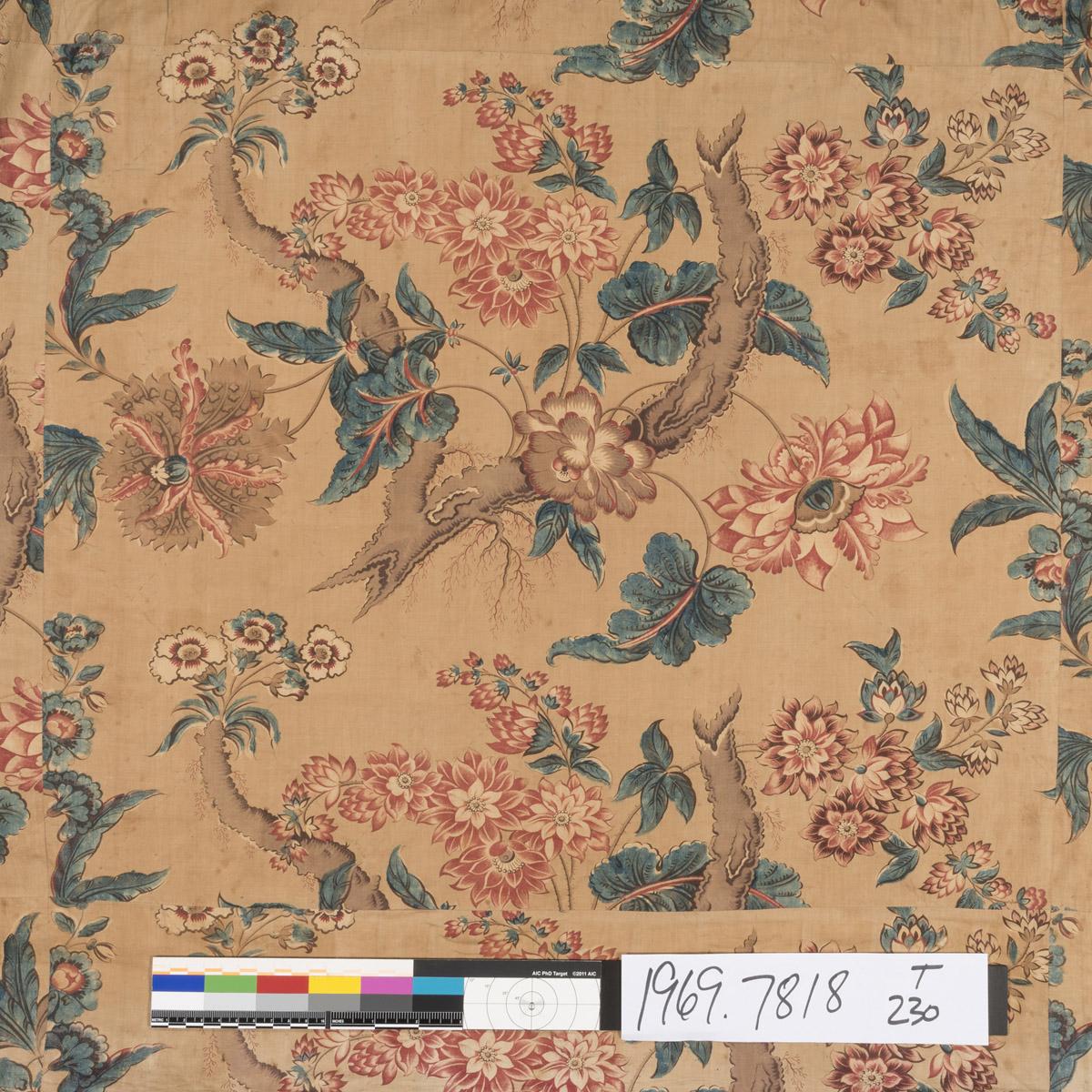 1969.7818 Slip cover, detail 1