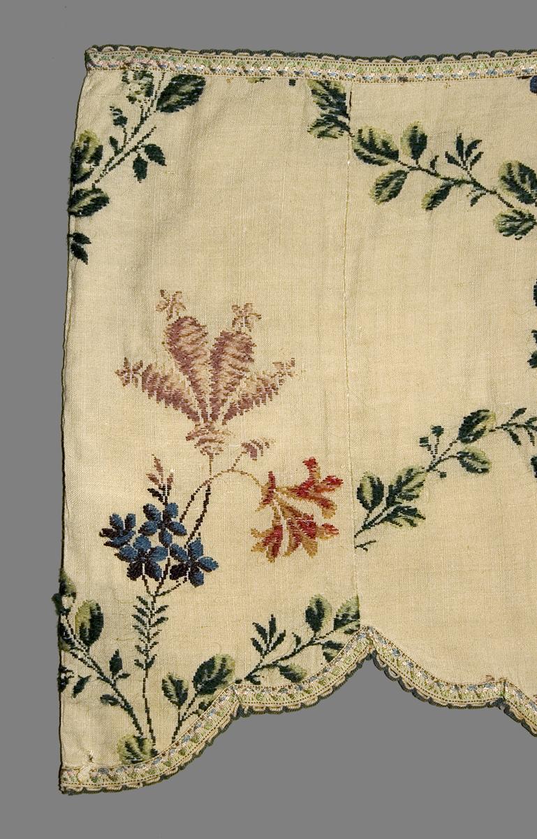 1960.0374.003 Bed Hanging, Valance, Edge Detail