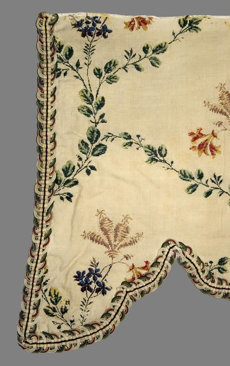1960.0374.004 Bed Hanging, Valance, Edge Detail
