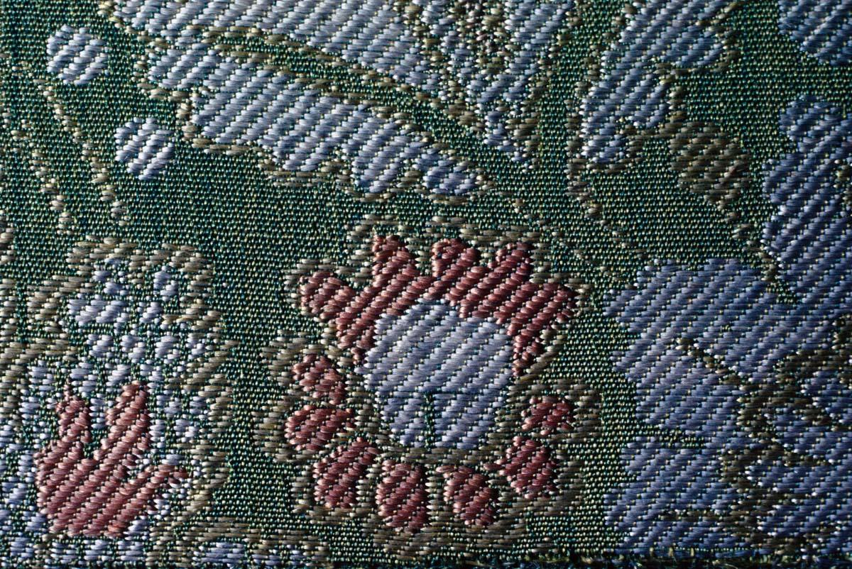 1969.7852.002 Textile, woven, Ex-seat cover, detail 1