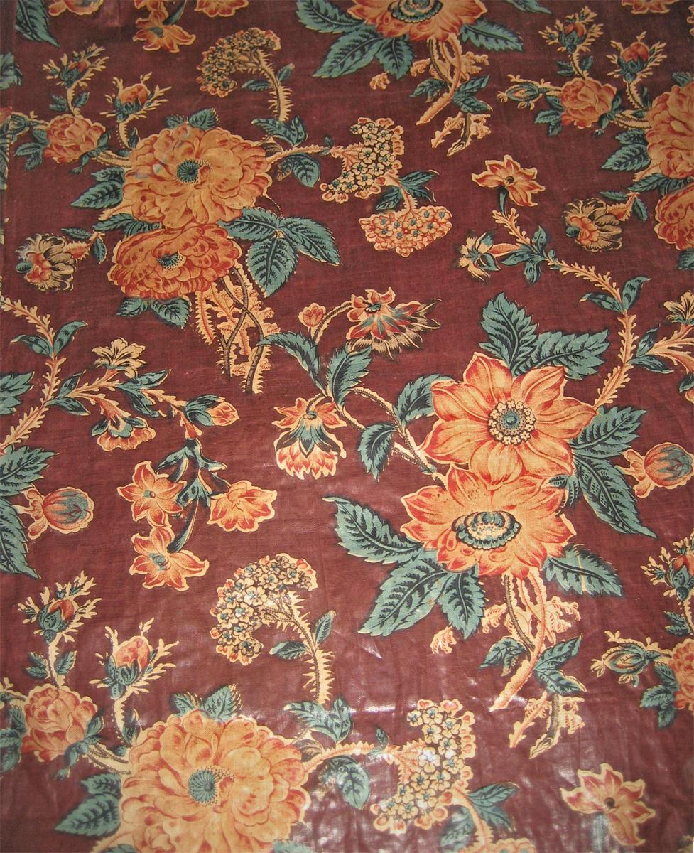 T233 textile, printed design repeat