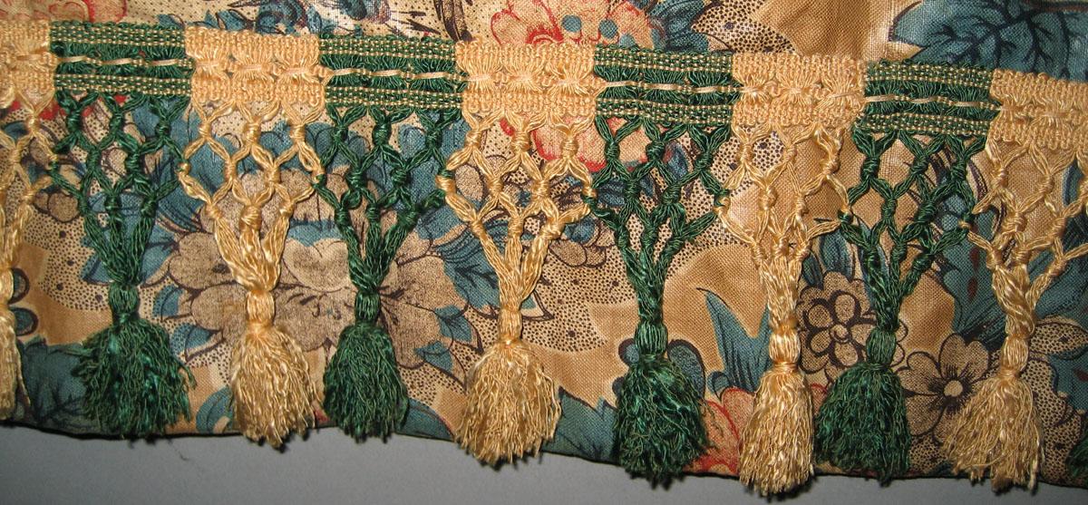 1952.0333 a side curtain fringe detail