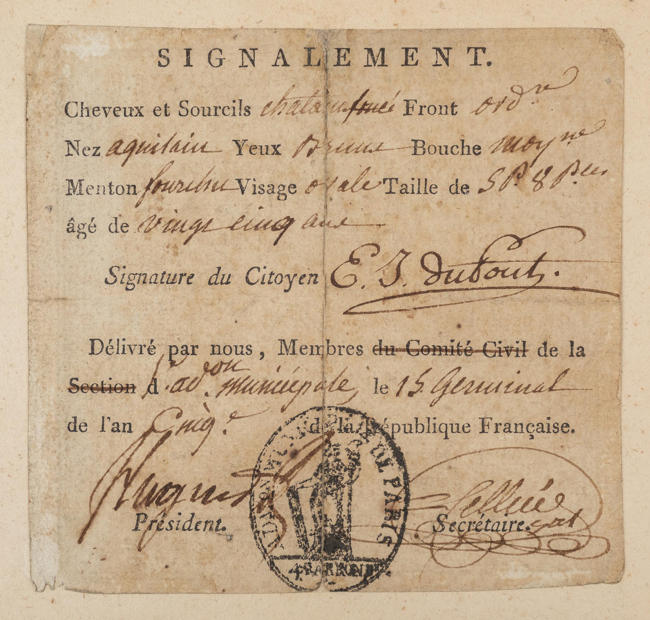 1958.3047.001 Identity card, overall