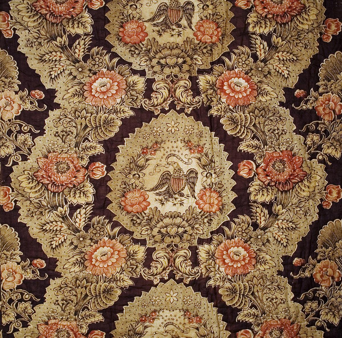 T110.2 textile, printed design repeat