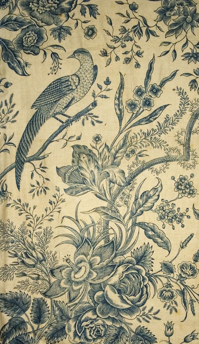 T82 Textile, printed, partial design repeat