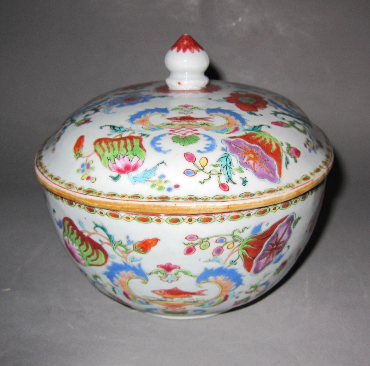 1958.3068 A, B Porcelain tureen end