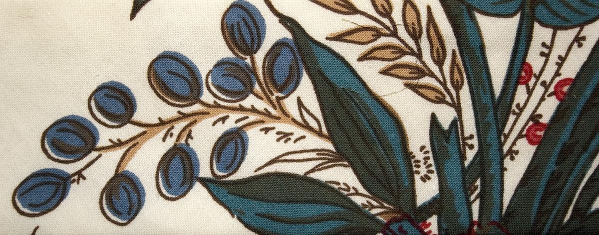 1969.7988.007 Window Hanging, Tieback, Pattern Detail