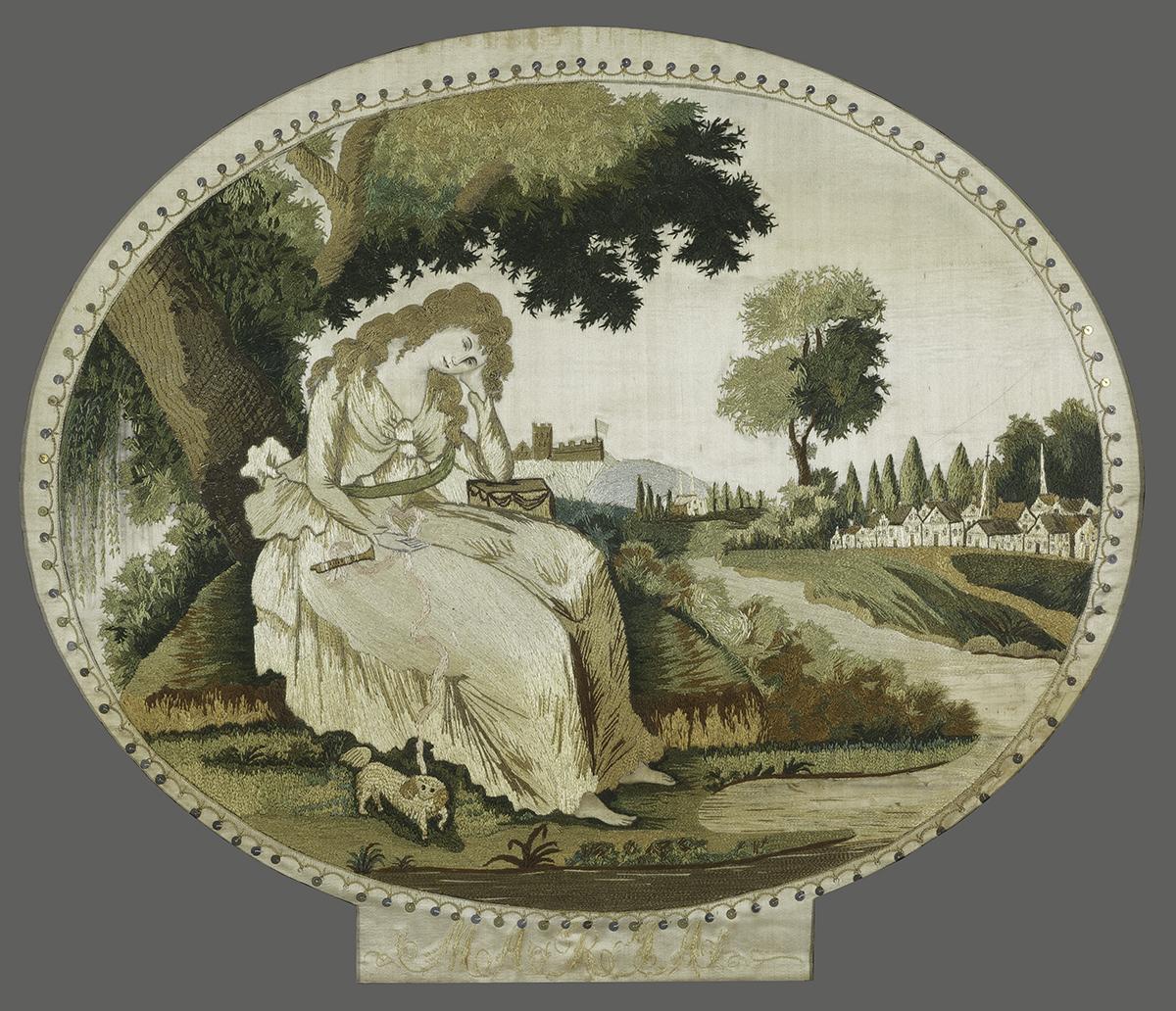 1958.3099 A Silkwork Picture