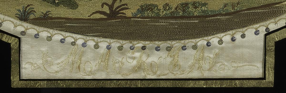 1958.3099 A Silkwork Picture, Detail 7