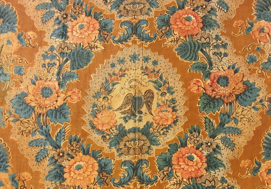 T110.3 textile, printed design repeat
