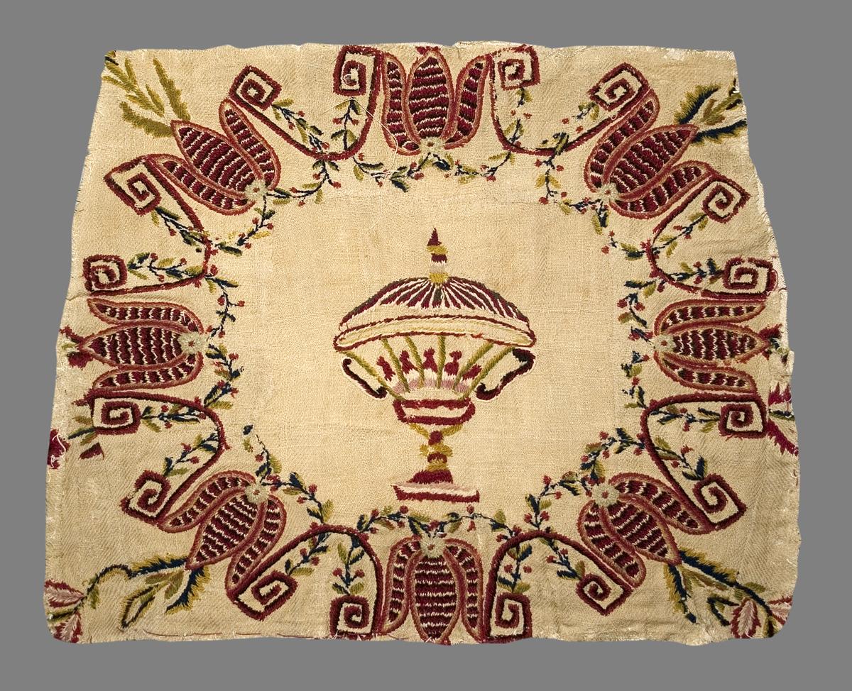 1969.8017.001 Textile, Embroidered, Ex-seat Cover