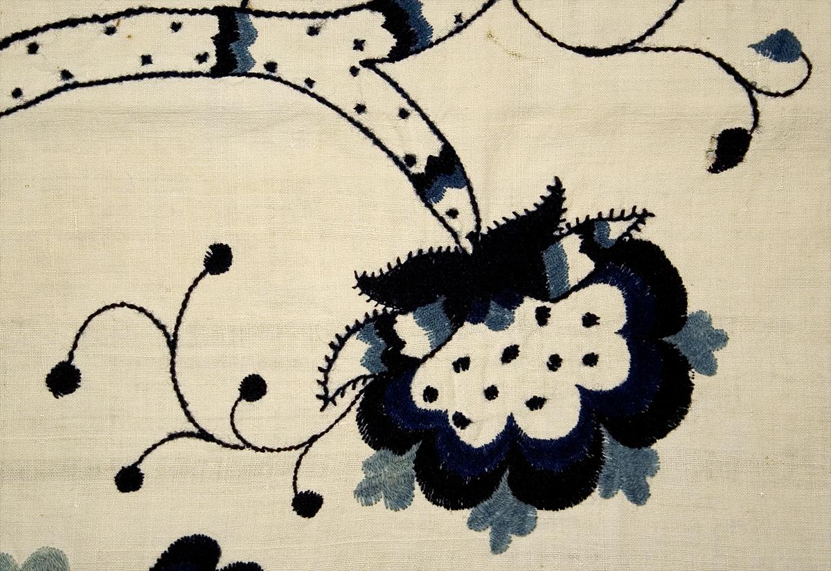 1958.0060.003 Bed Hanging, Side Curtain, Pattern Detail