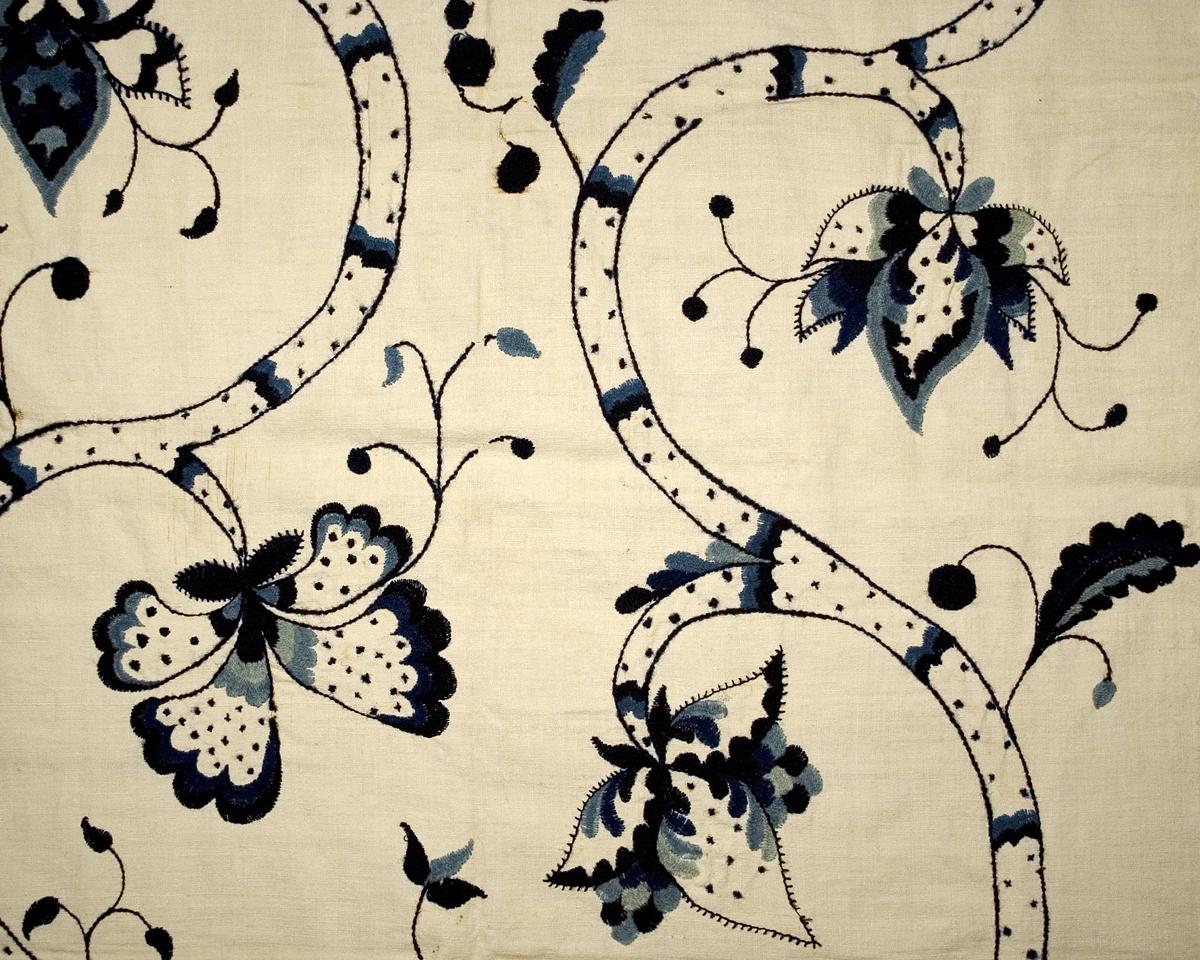 1958.0060.003 Bed Hanging, Side Curtain, Pattern Detail #2