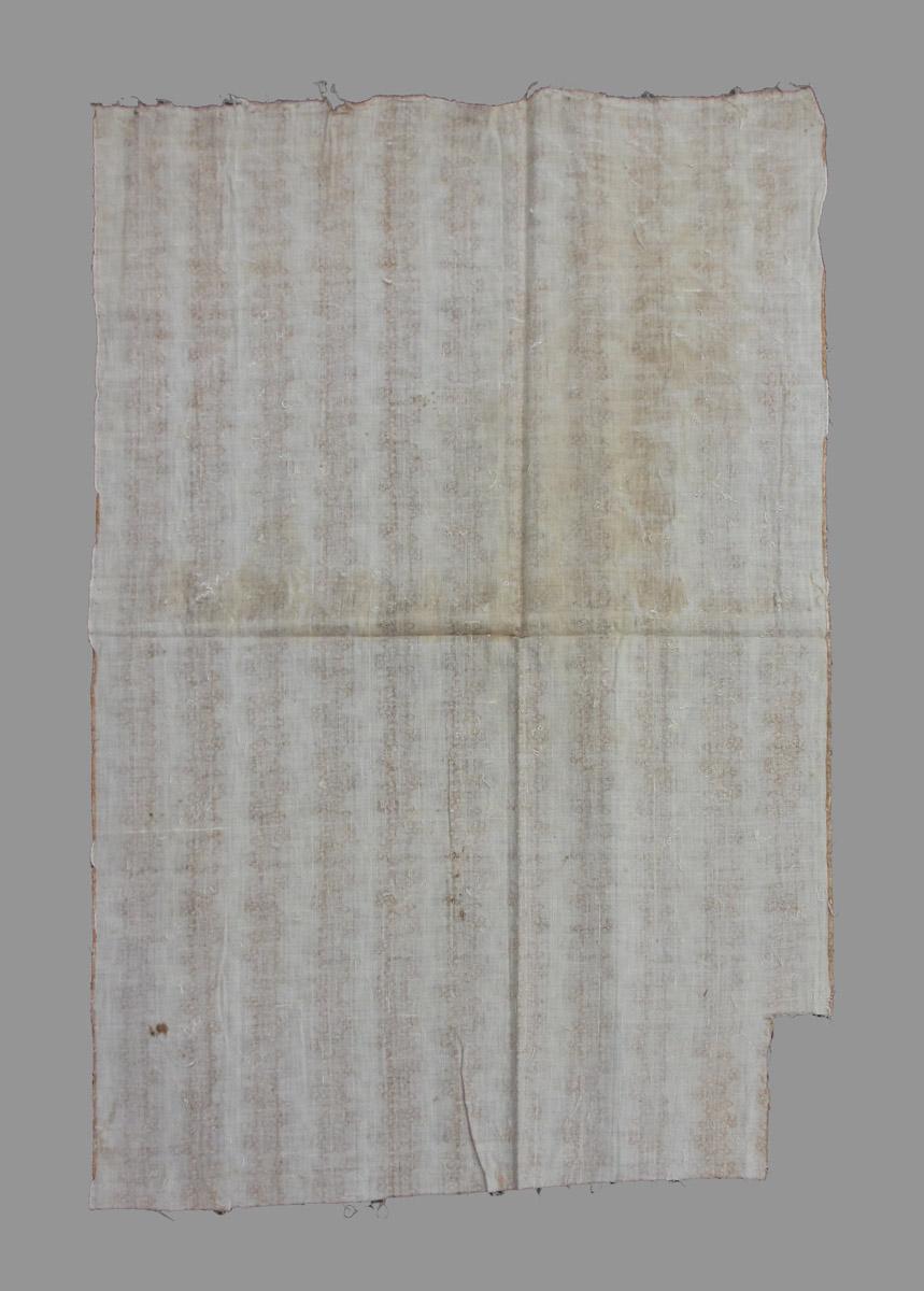 1969.8080.001 textile, printed reverse