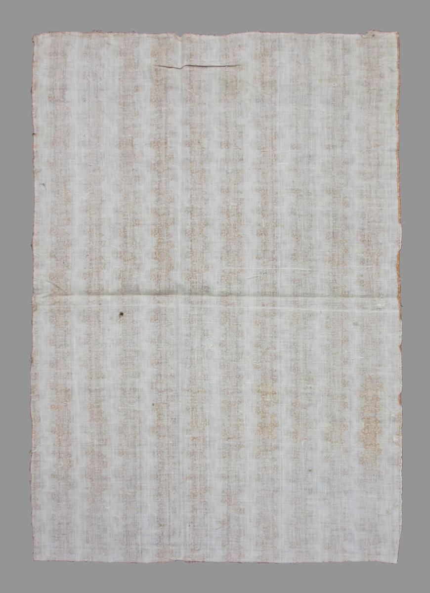1969.8080.002 textile, printed reverse