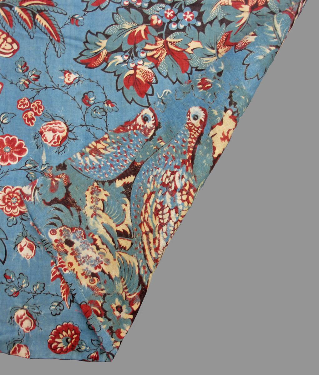 1969.8082.001 textile, printed folded corner
