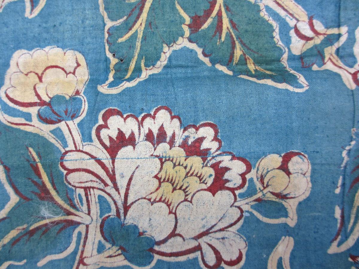 1969.8088.001 textile, printed reverse detail