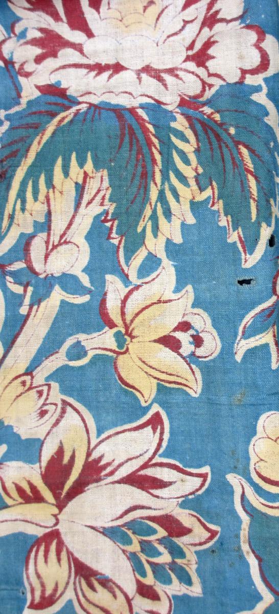 1969.8088.003 textile, printed reverse detail 1