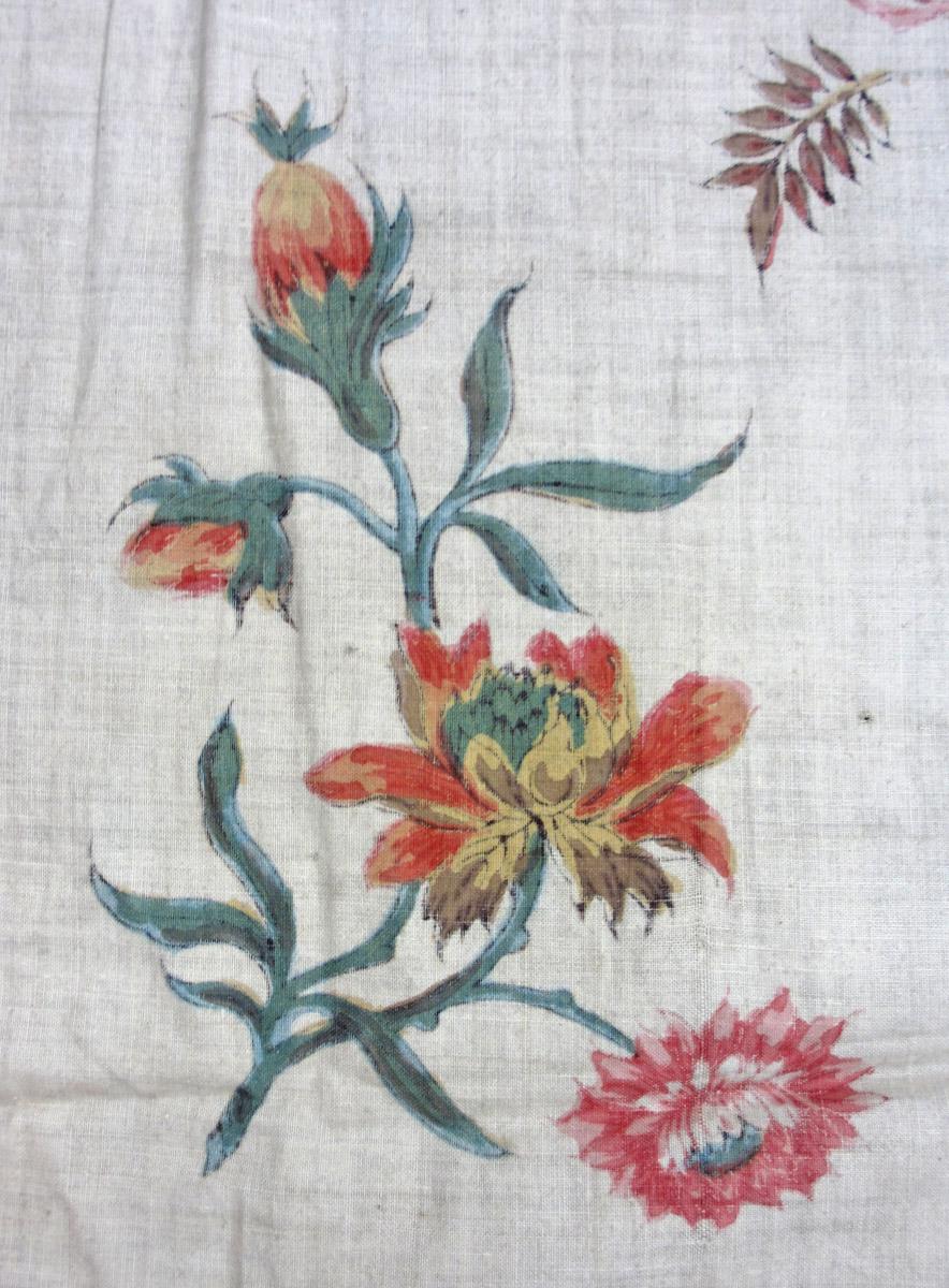 1969.8089 textile, printed reverse detail 1