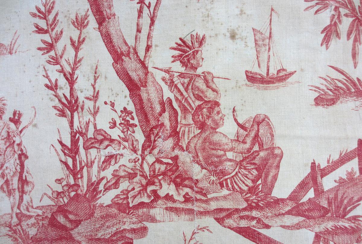 1969.8090.006 textile, printed detail 1