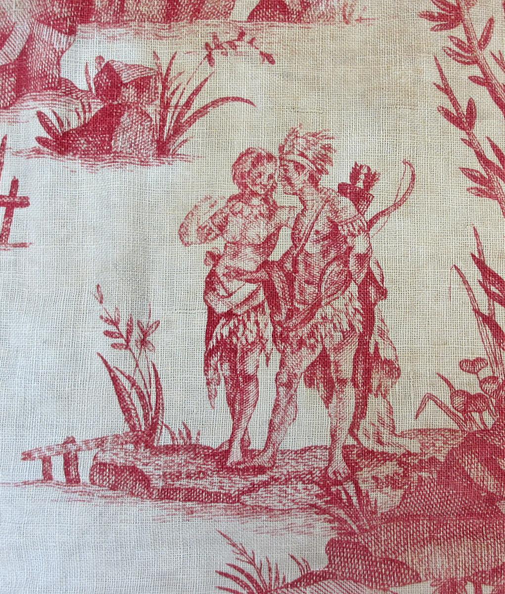 1969.8090.007 textile, printed detail 2