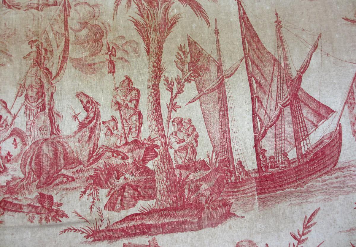 1969.8090.007 textile, printed detail 5