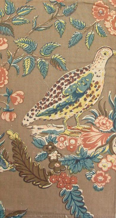 1969.8104.001 textile, printed repeat detail