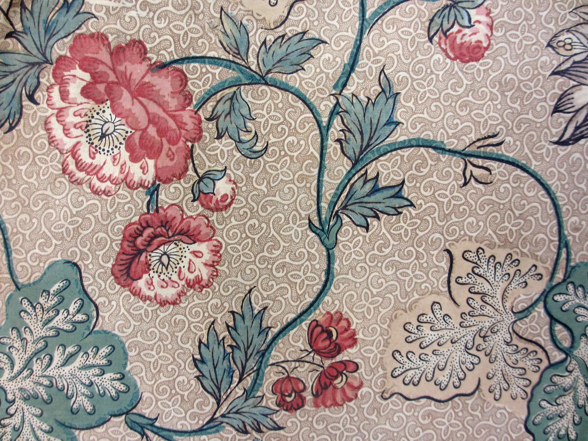 1969.8109 textile, printed detail 1