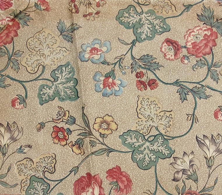 1969.8109 textile, printed repeat detail