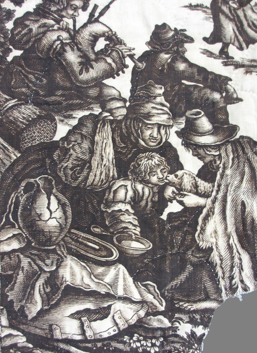 1969.8111.002 textile, printed detail 2