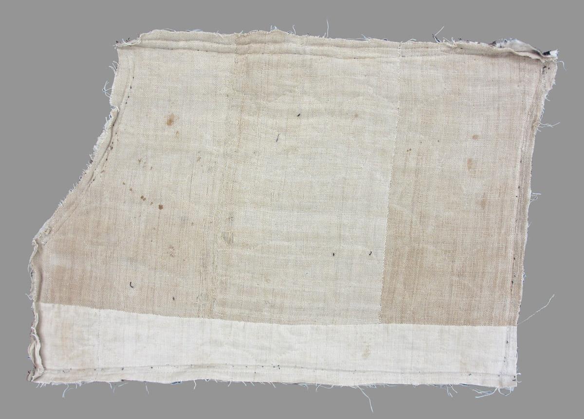 1969.8111.007 textile, printed reverse
