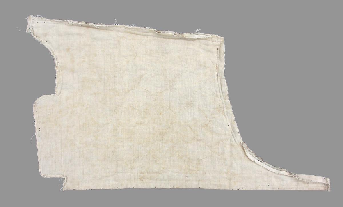 1969.8111.008 textile, printed reverse