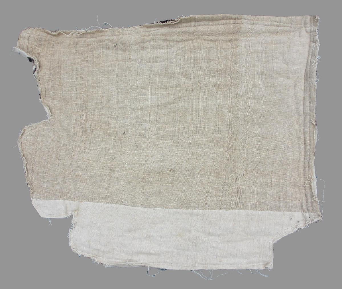 1969.8111.009 textile, printed reverse