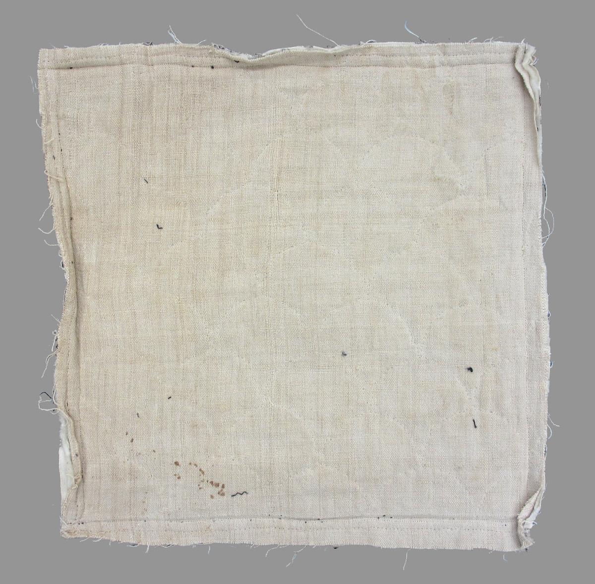 1969.8111.014 textile, printed reverse