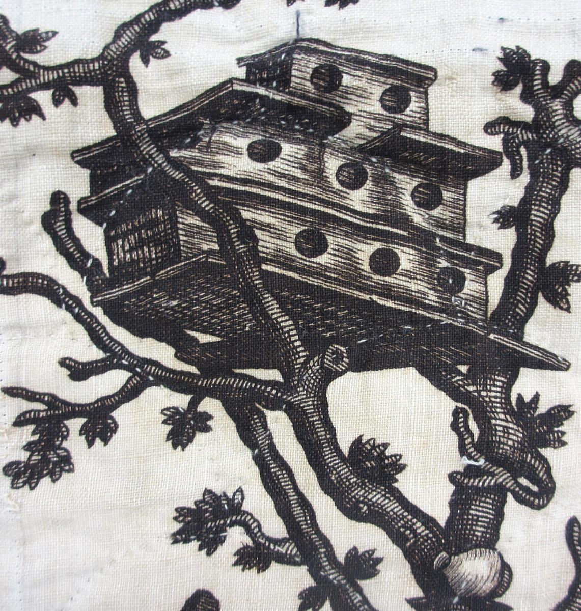 1969.8111.014 textile, printed detail 1