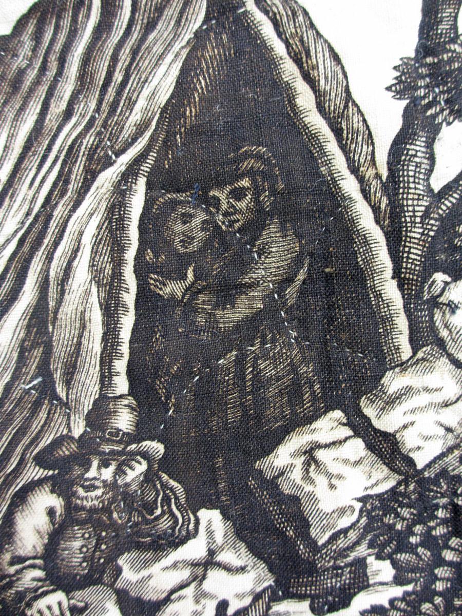 1969.8111.015 textile, printed detail 1