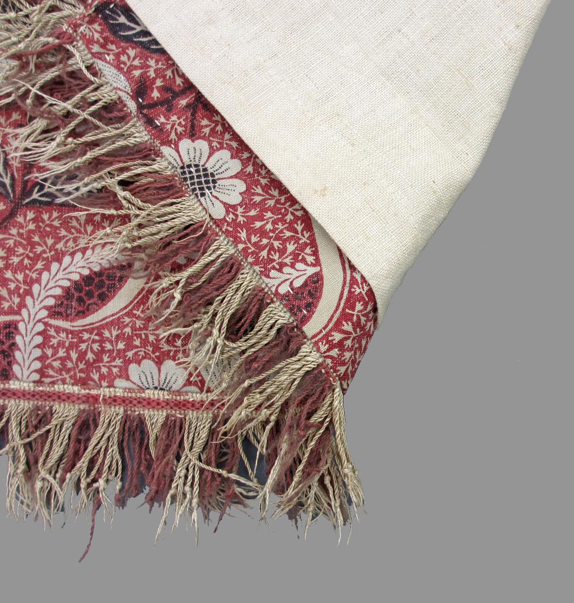 1969.1672 B textile, printed folded corner