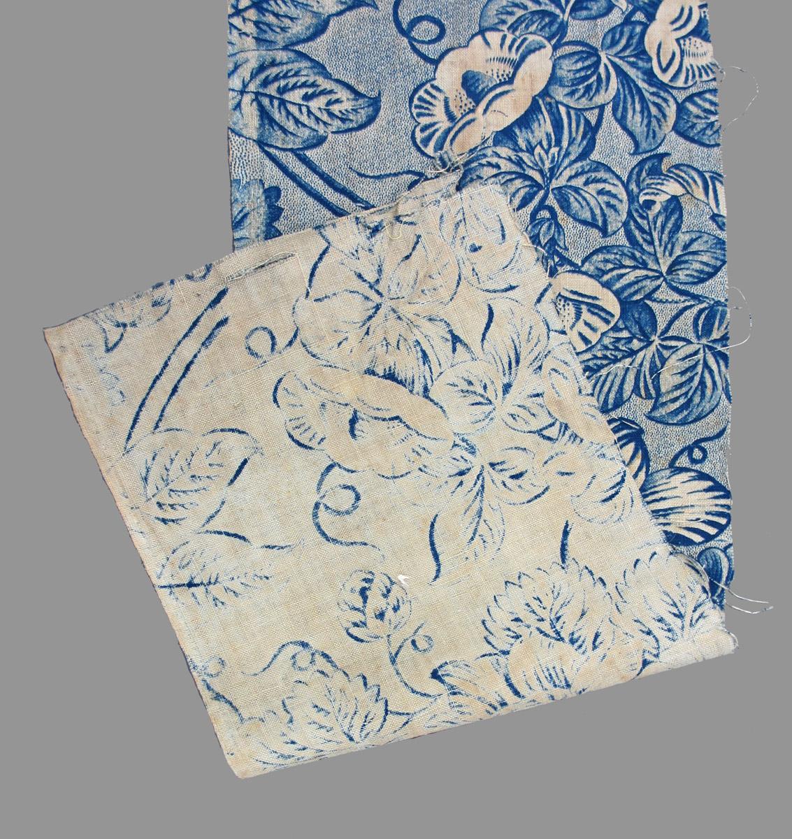 1969.8137.003 textile, printed folded corner