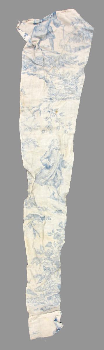1969.8140.003 textile, printed reverse