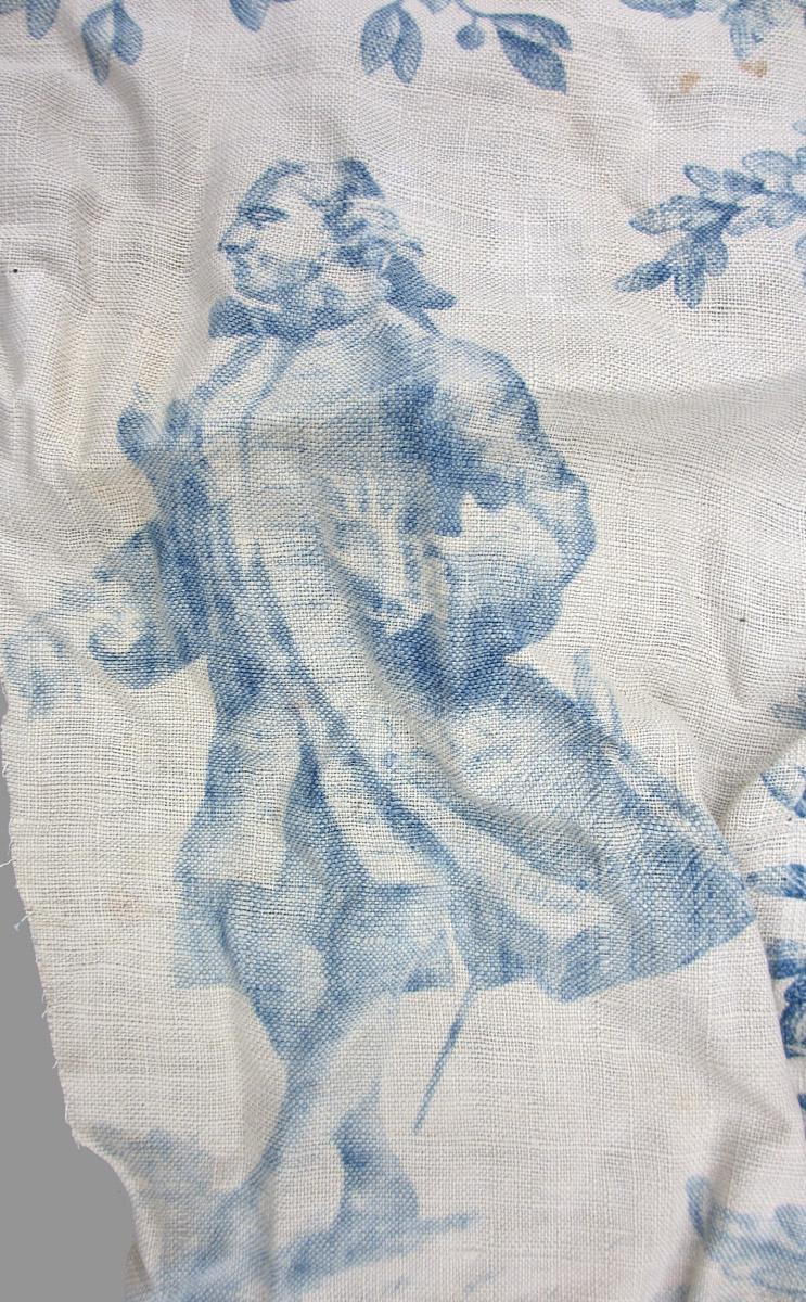 1969.8140.003 textile, printed repeat detail