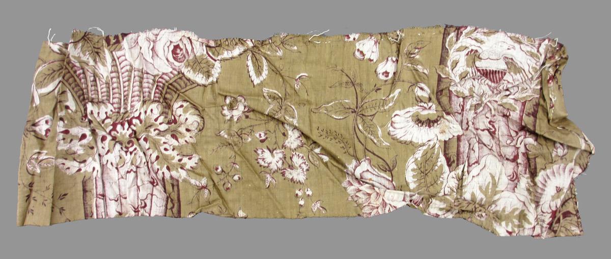 1969.8144.002 textile, printed reverse