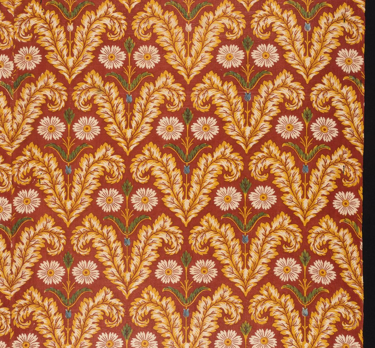 2011.0009.001 Textile, printed, detail 1