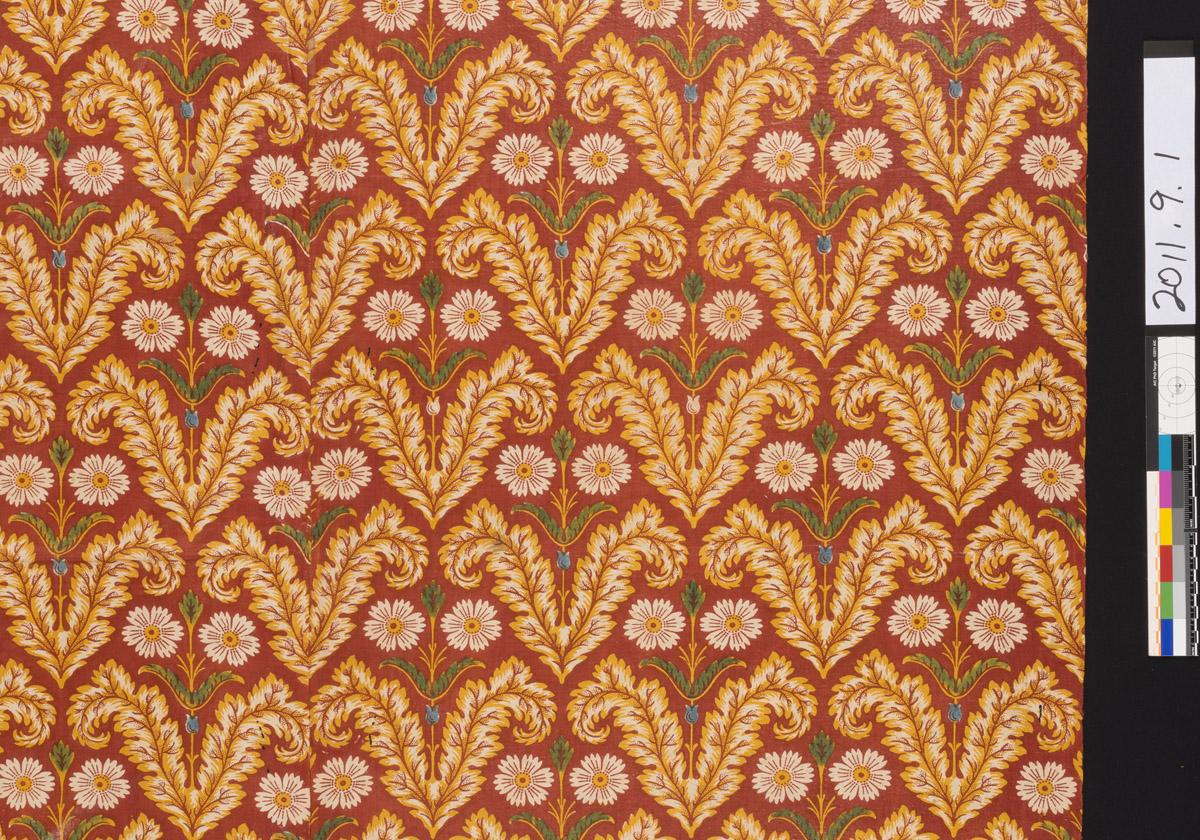 2011.0009.001 Textile, printed, detail 2